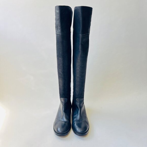 Tory Burch Simone over the knee boots, Black, Size 8.5 - Picture 6 of 16